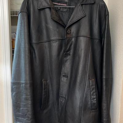 Charles Klein XL Leather Jacket