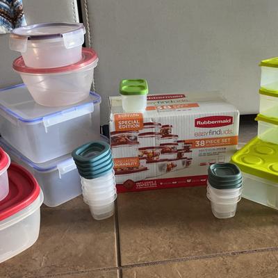 Variety Of Food Storage Containers By Rubbermaid And More