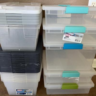 Set Of Plastic Sterilite Storage Containers