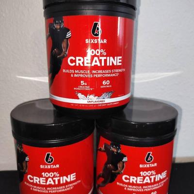 Sixstar 3 Unopened Creatine Cases