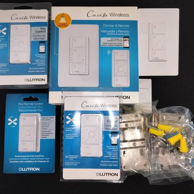 Lutron Caseta Brand New Wireless Home Light & Fan Dimmers & Remotes 