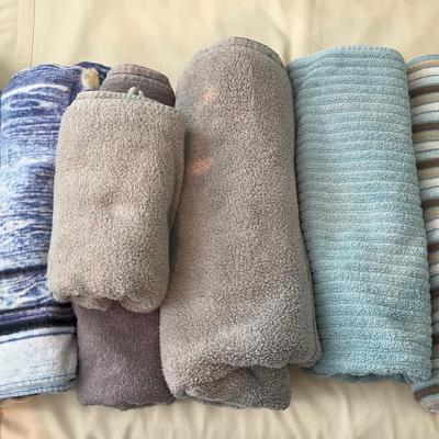 Variety Of Bath And Beach Towels