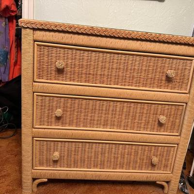 Sale Photo Thumbnail #49: Lexington wicker /w matching desk and chair 