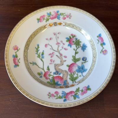 Antique Japanese Blossoming Tree Porcelain Plate