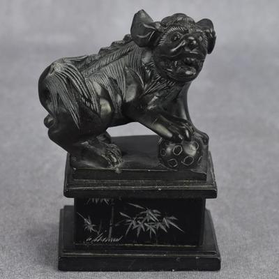 Chinese Carved Stone Foo Dog