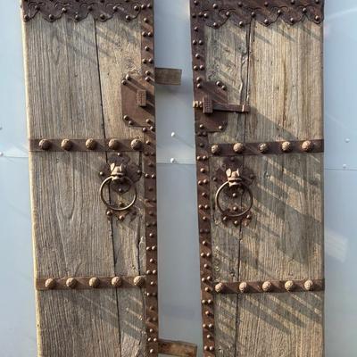 Pair of Antique Southeast Asian Temple Doors