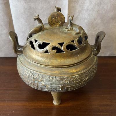 Chinese Vintage/Antique Bronze Censor