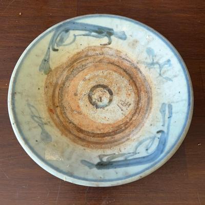 Antique East Asian Blue & White Porcelain Dishes