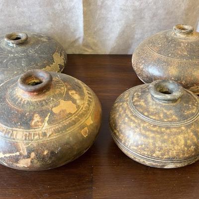 Assortment of Ancient Cambodian Khmer Dynasty Vessels