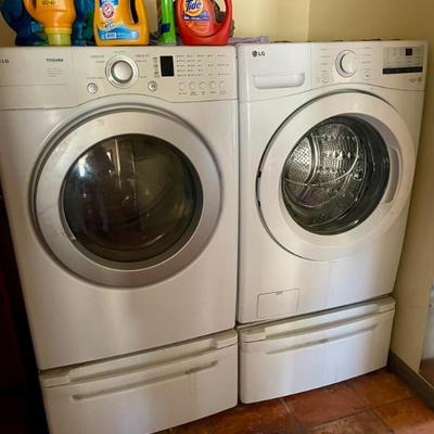 Front load washer and dryer