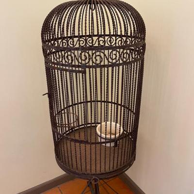 Antique bird cage 