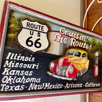 Metal sign