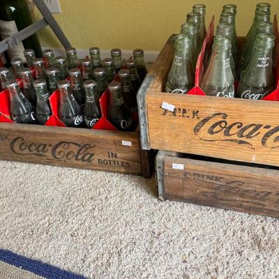Cokes in crates 