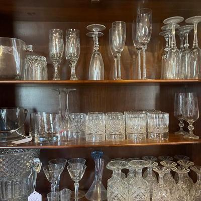 Fine crystal some Waterford 