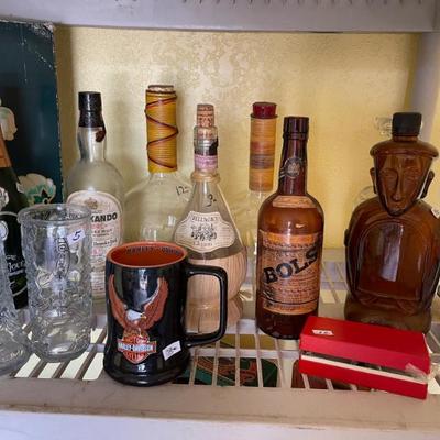 Empty bottles 