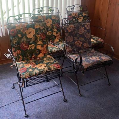 Wrought Iron “Bouncy” Chairs