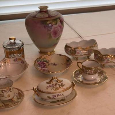 Collection Of Hand Painted  Nippon Lot Plus 