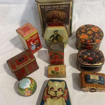 Vtg & Antique Tins & Toy