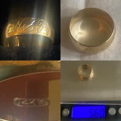 14k Yellow Gold Wedding Ring