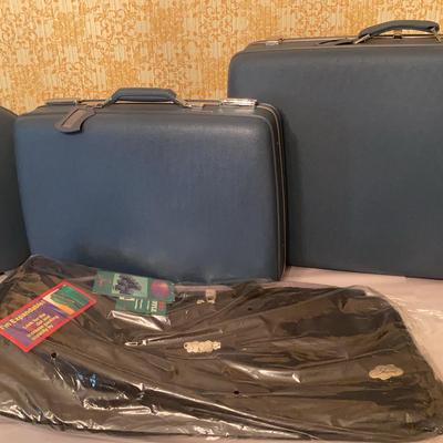 Vtg American Tourister Set & NEW Skyway Rolling Duffel