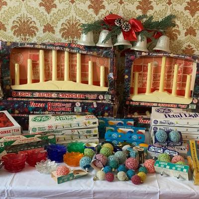 Vtg Christmas Lights