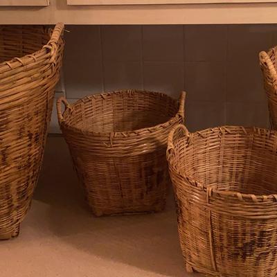 Set Of Four Chinese Nesting Baskets: Strong!