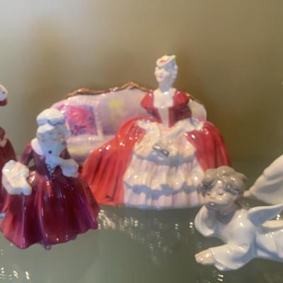 Vtg Figurine Collection: Doulton & Lladro