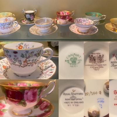 Vtg Tea Cup Collection