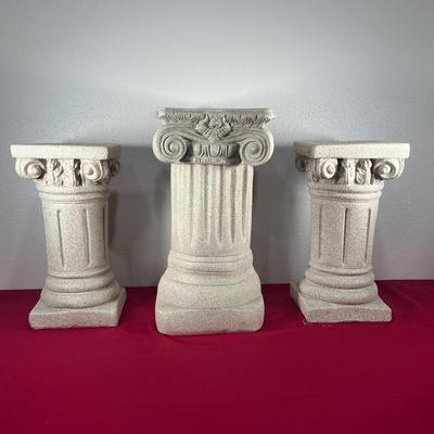 Set of Cast Column Stands