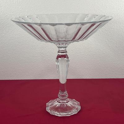 Shannon Crystal By Godinger Footed Shallow Bowl
