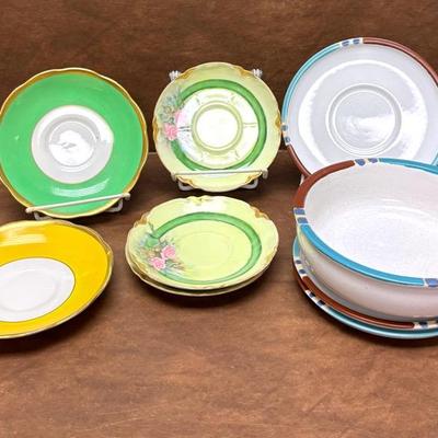 “Mesa,” “Haviland France,” and “Royal Albert” Saucers 