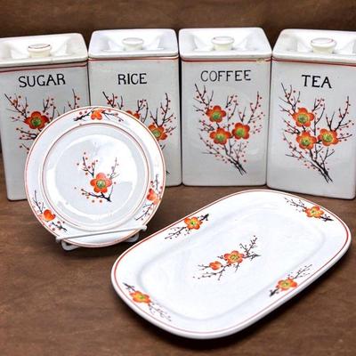 Vintage “Moriyama” Canister Set