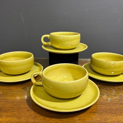 “Russel Wright” American Modern Teacups & Saucers 