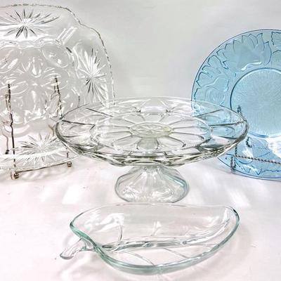 “KIG” Indonesia Della Robbia Plate & Glassware 