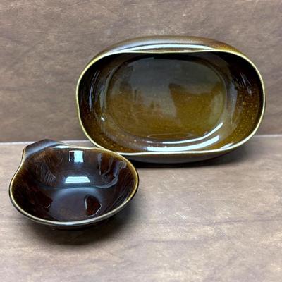 “Russel Wright” Brown Glazed Dishes #1