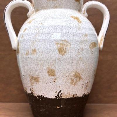 Distressed Ceramic Jug Vase 