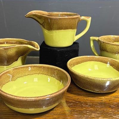 Rare “Bauer Pottery” Monterey Moderne Dishes
