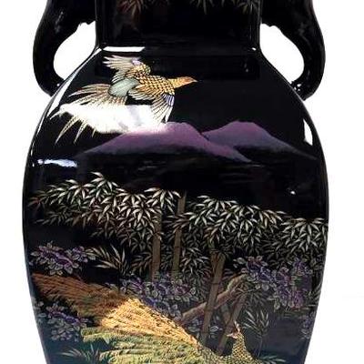 Hand-Painted Japanese Porcelain Vase