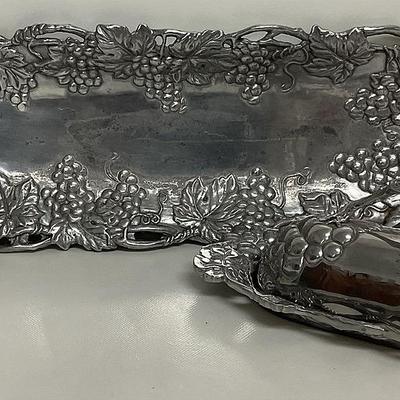 “Arthur Court” Butter Dish & Serving Tray 
