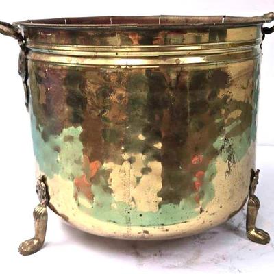 Brass Handled Jardiniere Planter