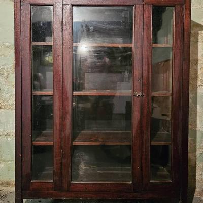 Wooden Glass Cabinet