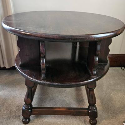 Ethan Allan Rotating Top Side Table