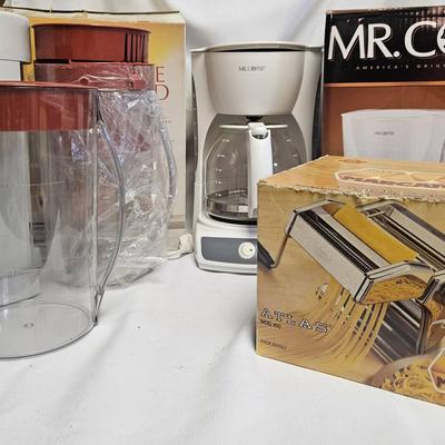 Atlas Noodle Maker, Mr. Coffee Pot & More