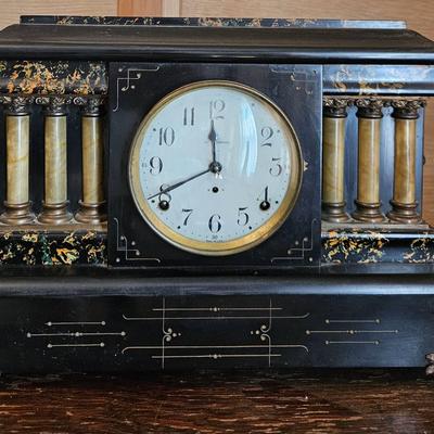 Seth Thomas Adamantine Mantel Clock