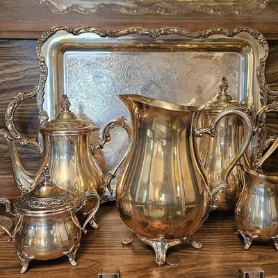 Silver Plate Kitchen Items - Candle Holders, Pitcher & More