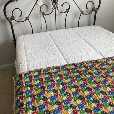 Queen Bed Metal Headboard & Frame