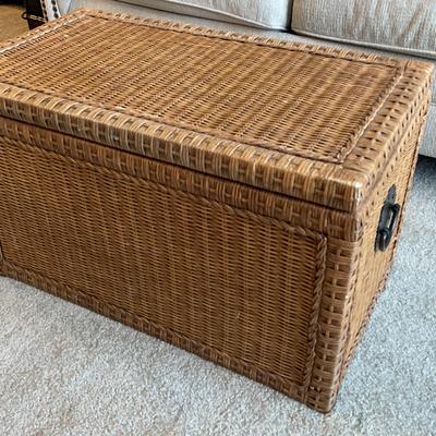 Wicker Storage Chest