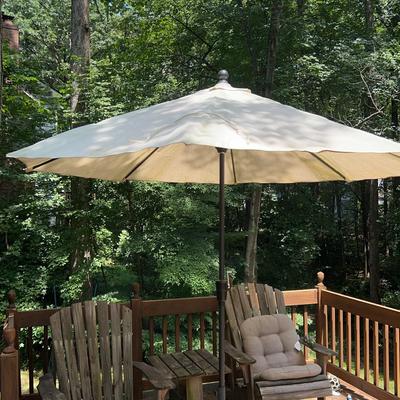 Outdoor Umbrella With Stand