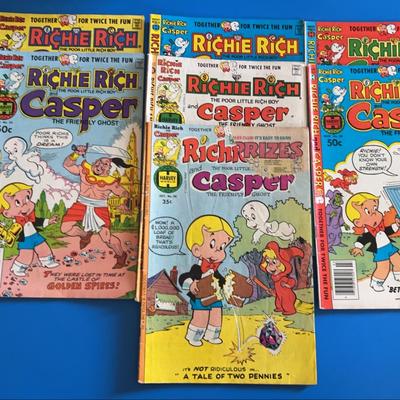 Richie Rich And Casper Comic Books