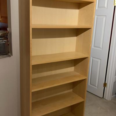 Blonde Colored Bookshelf 